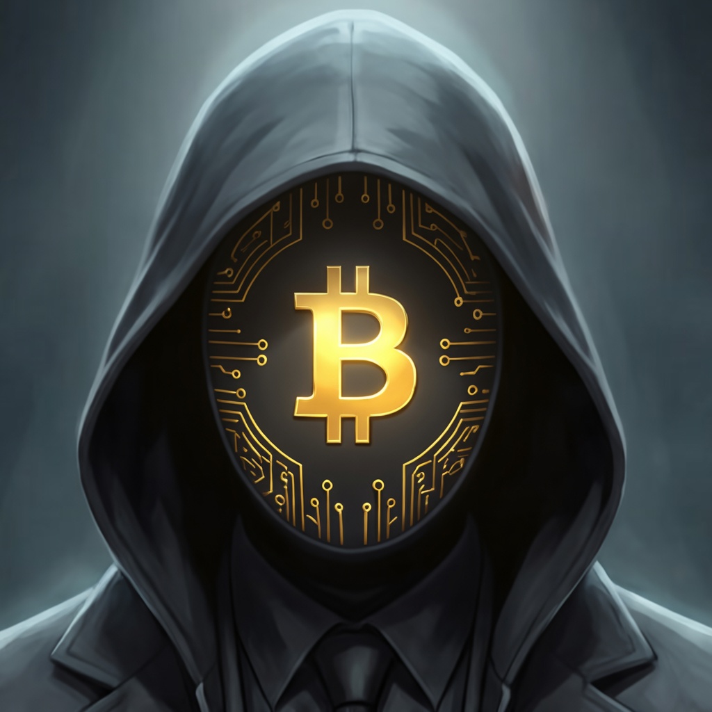 The DTT Masked Trader — Bitcoin mask character